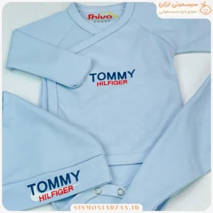 تصویر ست ۳ تیکه نخی طرح tommy پرنسس